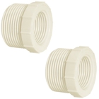 Bucha Redução Com Rosca De 1" Para 3/4" | Kaztec |  Kit 02 Un